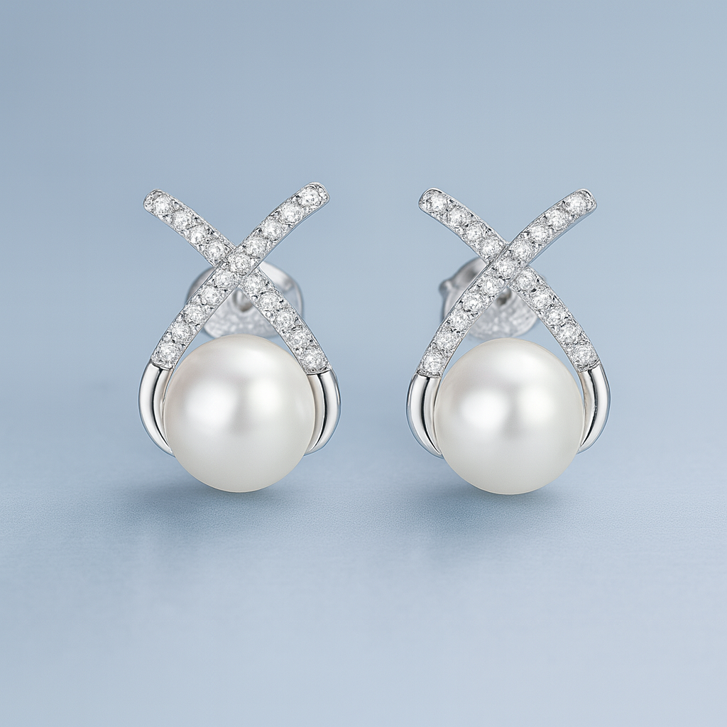 Freshwater Pearl Stud Earrings